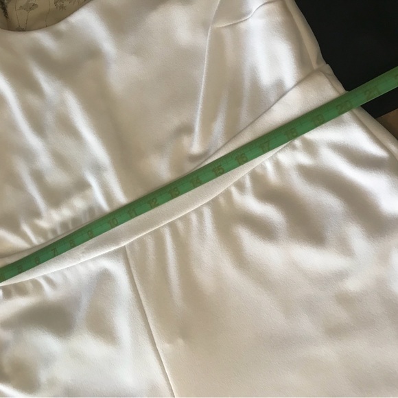 Country Glam, Ladies, White, One Shoulder, Crystal Embellished, Jumpsuit. XL - Picture 4 of 15